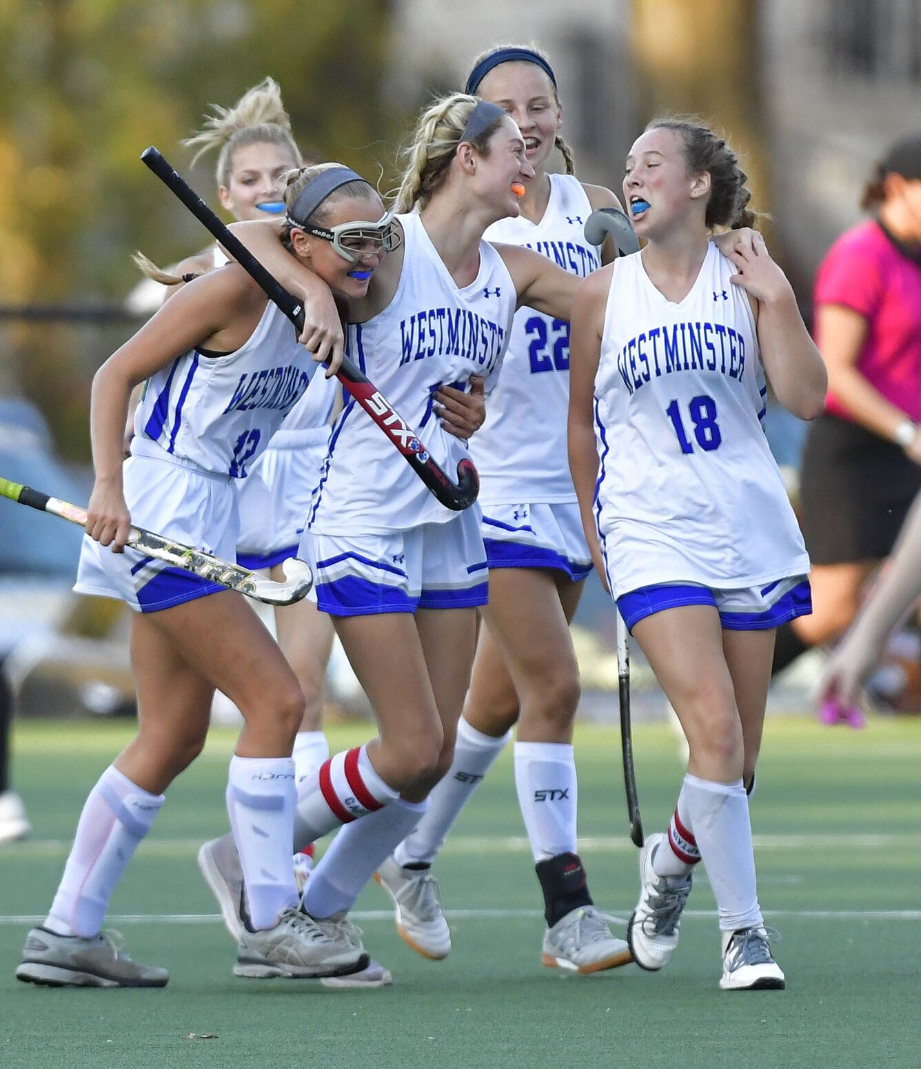 Oakville vs Westminster in Midwest Tournament field hockey
